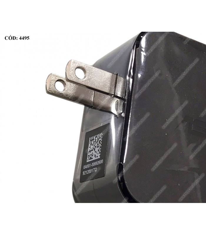 CARGADOR ASUS 19V---2.37A 45W PIN 4.0*1.35MM 100-240V~ US 50-60Hz 2PRONG TIPO A 0A001-00692600 ORIG.