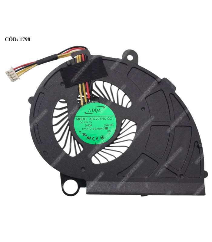 VENTI. ACER ASPIRE M5-481 M5-481G M5-481T M5-481TG M5-481PT SERIES 60.M2VN7.006 4PIN ORIG.