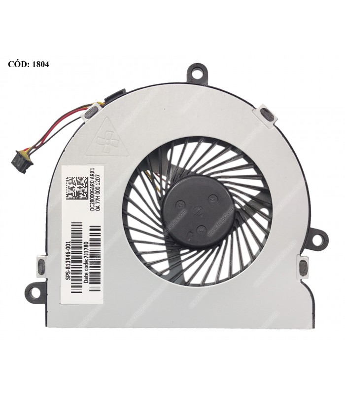VENTI. HP 15-AC 15-AF 250 15-AY 15-BA 15-BS 15-BE 15-BF 15-BW 250 255 256 G4 G5 G6 240 246 G3 SERIES 813946-001 4PIN ORIG.