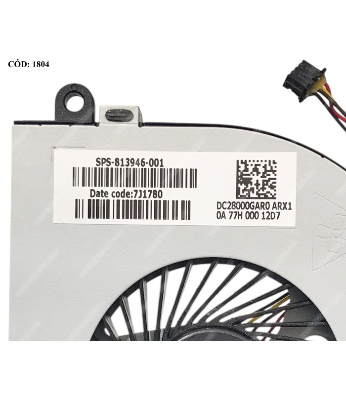 VENTI. HP 15-AC 15-AF 250 15-AY 15-BA 15-BS 15-BE 15-BF 15-BW 250 255 256 G4 G5 G6 240 246 G3 SERIES 813946-001 4PIN ORIG.