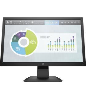 MONITOR HP P204 19.5" LED HD+ 1600X900 A 60Hz/250N/HDMI/DP/VGA//BK/5RD65A8ABA 1Y