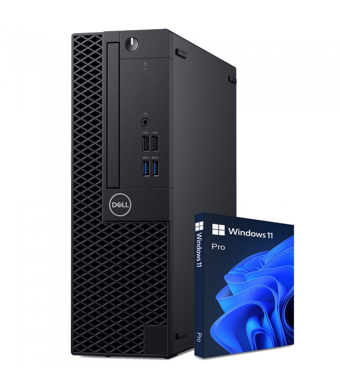DESKTOP DELL OPTIPLEX 3070 SFF/i5-9500/ 3.0/T 4.40GHz 6C/8GB/256SSD/WIN11PRO/DVD-RW/HDMI/DP/VGA/9th GE (SN)
