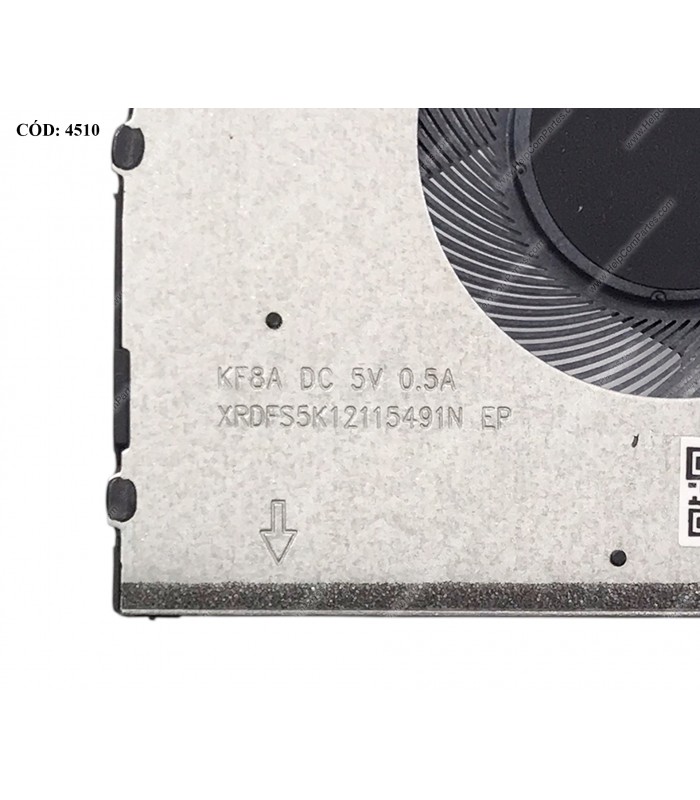 VENTI. ASUS VivoBook 15 X512UF X512UA X512FA F512FA F512U F512D F512UA A512U A512FB SERIES CPU 5V 4PIN 13NB0KA0AM0301 OEM.