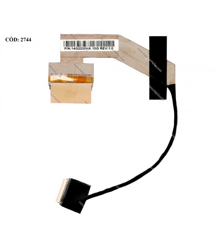 FLEX LCD ASUS EEE PC 1001 1005 1005P 1001PX 1001HA 1005HA 1005HAB 1005HE 1015PEB SERIES 30PIN 14G2235HA ORIG.