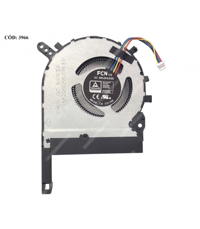 VENTI. ASUS TUF Gaming FA506IH FA506II FA706IH FX505DY FX506LI FX505GD FX505GE SERIES CPU 4PIN 13NR00S0M09011 ORIG.