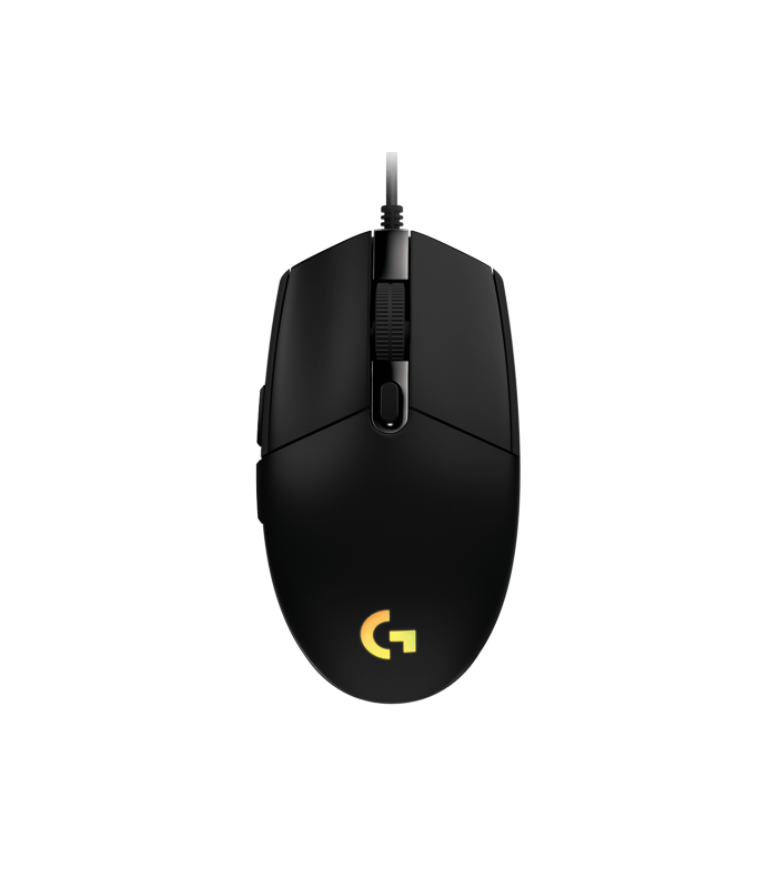 MOUSE LOGITECH G203 USB-A ALAMBRICO RGB LIGHTSYNC GAMING NEGRO ARM/OPTICO/6BOTONES P./8000DPI/ 2.1M PC 910-005790 