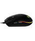 MOUSE LOGITECH G203 USB-A ALAMBRICO RGB LIGHTSYNC GAMING NEGRO ARM/OPTICO/6BOTONES P./8000DPI/ 2.1M PC 910-005790 
