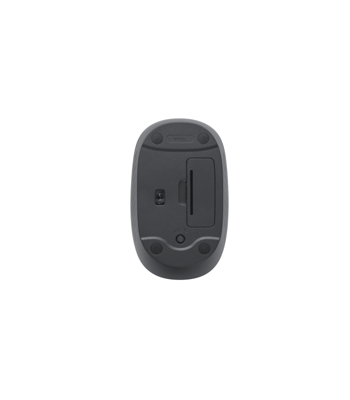 MOUSE LOGITECH M196 INALÁMBRICO /GRAFITO/BLUETOOTH/OPTICO/3BOTONES/1000DPI/12M BATT/10m /2D RUEDA MECANICO/1XAA/ 910-007456