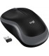 MOUSE LOGITECH M185 INALÁMBRICO GRIS /OPTICO/USB-A/3BOTONES/1000DPI/12M BATT/10m/2D RUEDA MECANICO/1XAAA/ 910-002225