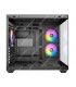 CASE SPEEDMIND SMGSM11 MICRO ATX/ITX / 3XUSB/3 FAN ARGB 120MM/3.5"X1/2.5"X2/VIDRIO TEMPLADO/NO FUENTE/BK/GA