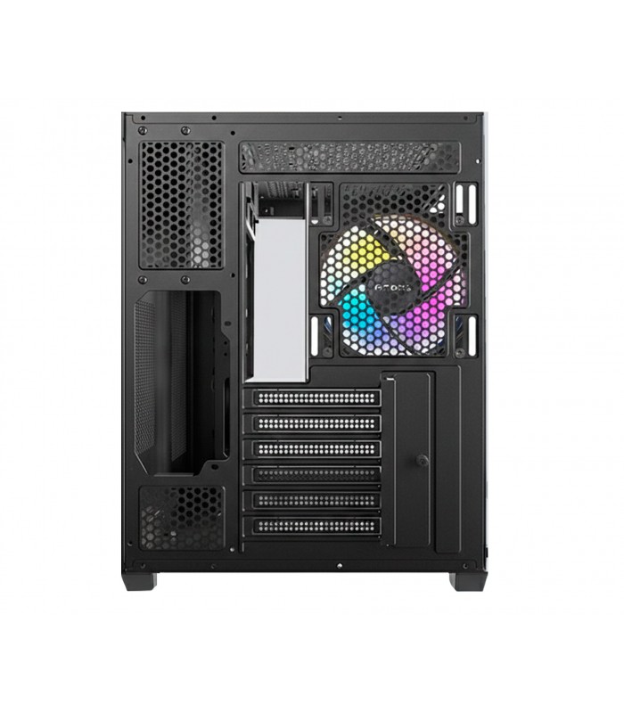 CASE SPEEDMIND SMGSM11 MICRO ATX/ITX / 3XUSB/3 FAN ARGB 120MM/3.5"X1/2.5"X2/VIDRIO TEMPLADO/NO FUENTE/BK/GA
