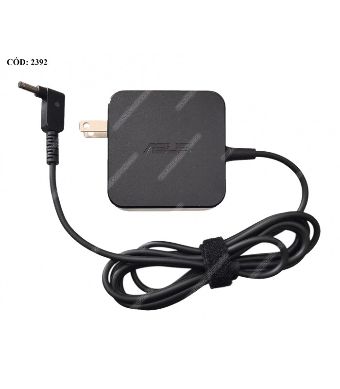 CARGADOR ASUS 19V---2.37A 45W PIN 4.0*1.35MM 100-240V~ US 50-60Hz 2PRONG LED OEM