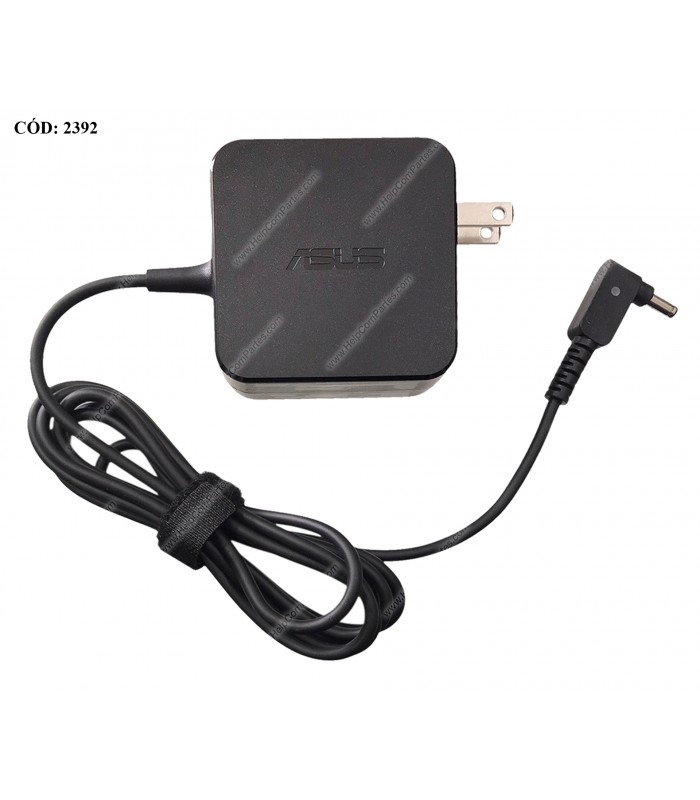 CARGADOR ASUS 19V---2.37A 45W PIN 4.0*1.35MM 100-240V~ US 50-60Hz 2PRONG LED OEM