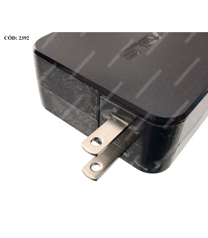 CARGADOR ASUS 19V---2.37A 45W PIN 4.0*1.35MM 100-240V~ US 50-60Hz 2PRONG LED OEM