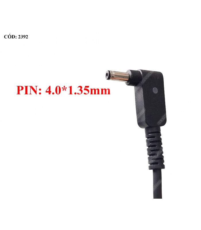 CARGADOR ASUS 19V---2.37A 45W PIN 4.0*1.35MM 100-240V~ US 50-60Hz 2PRONG LED OEM