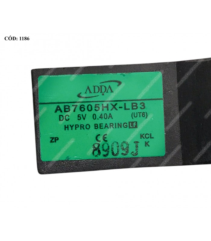 VENTI. HP HDX X16-1000  X16-1100 X18-1000 X18-1100 X18T-1000 SERIES 512184-001 3PIN OEM