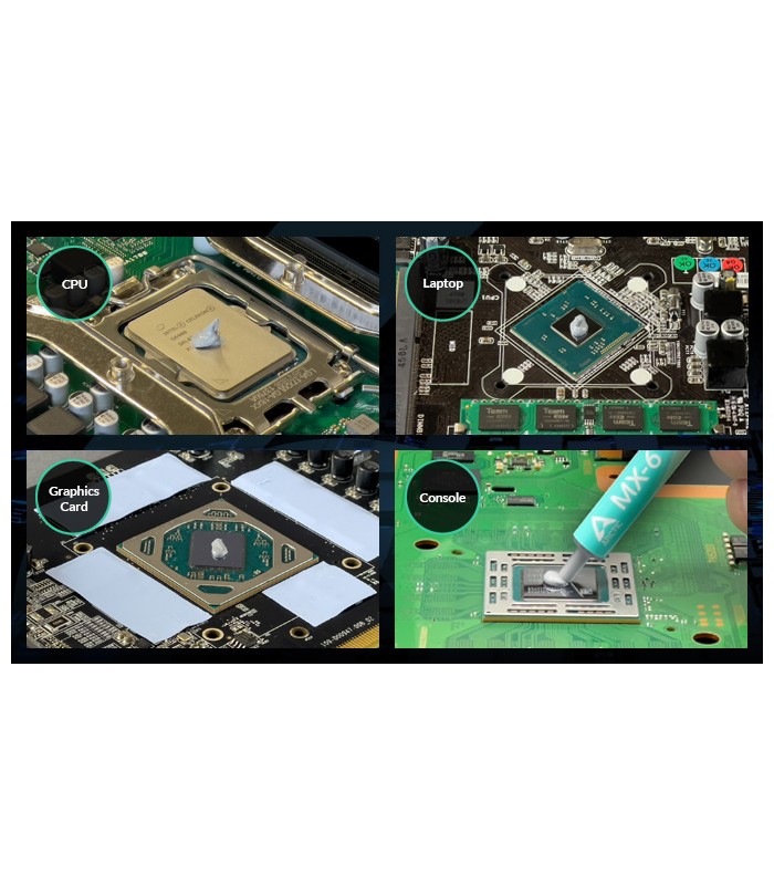 PASTA TERMICA ARCTIC MX-6 8G ULTIMATE PERFORMANCE /7.5kV/mm /DENS. 2.6g/cm3 TEMP.-50~150 /GRIS/ CPU/GPU/VIDEO CARD ORIG.