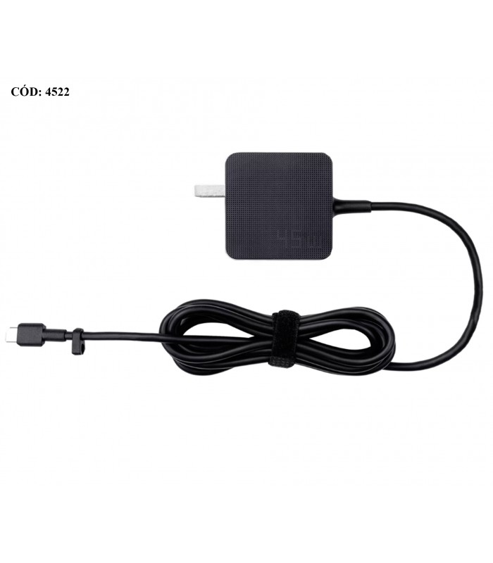 CARGADOR ASUS USB-C 45.0W 20.0V---2.25A /15.0V---3.0A /9.0V---3.0A /5.0V---3.0A 15.0W /100-240V~ US 50-60Hz 2PRONG AD2121320 (SN