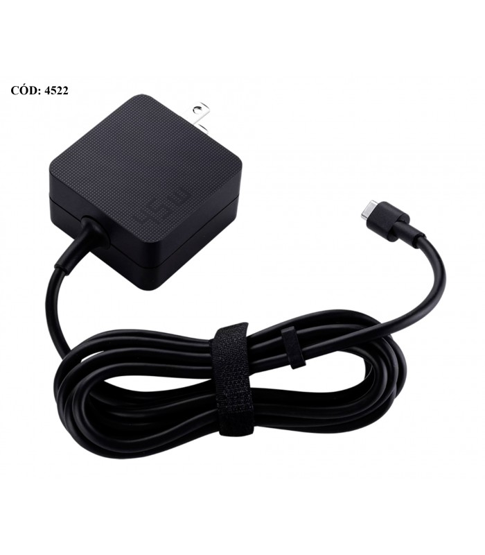 CARGADOR ASUS USB-C 45.0W 20.0V---2.25A /15.0V---3.0A /9.0V---3.0A /5.0V---3.0A 15.0W /100-240V~ US 50-60Hz 2PRONG AD2121320 (SN
