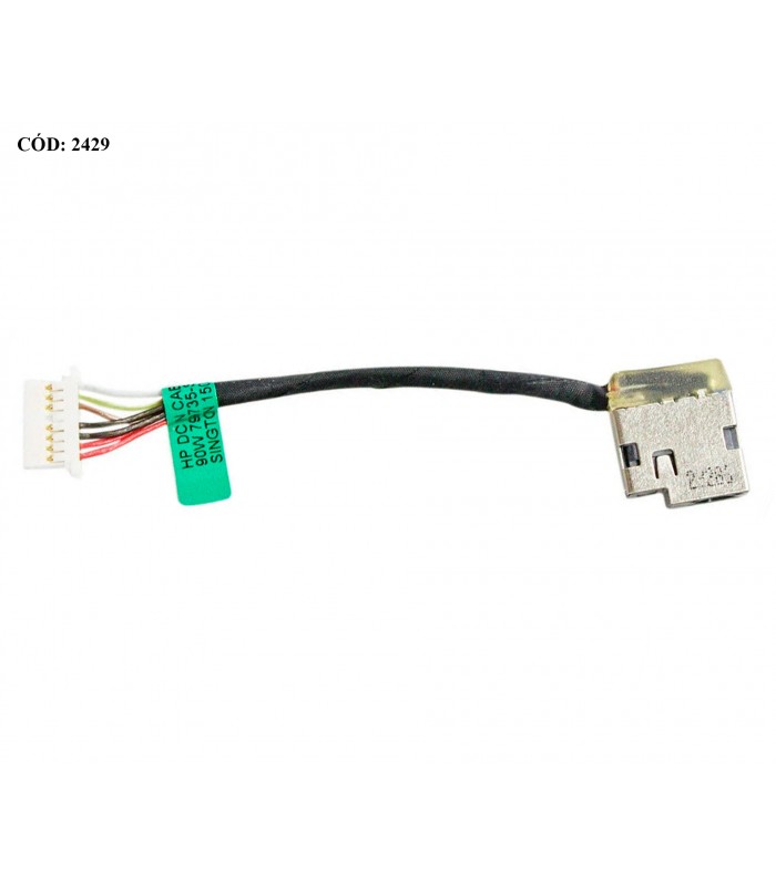 DC JACK POWER HP PAV 14-CM 15-BC 17-AB / 240 245 246 G7 G8 / SPECTRE X360 13T-4000 15-AP000 SERIES +CABLE L23188-001 ORIG.