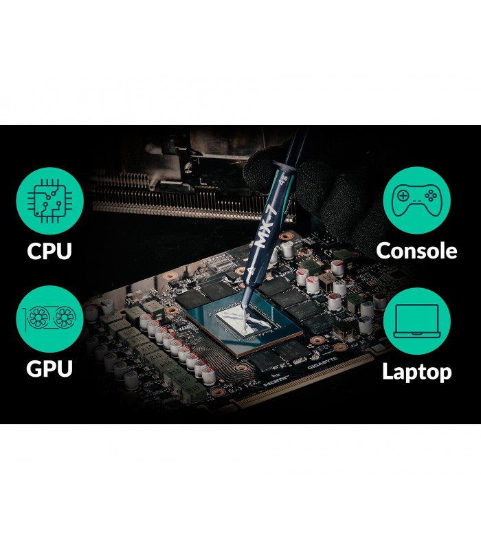PASTA TERMICA ARCTIC MX-7 4G ULTIMATE PERFORMANCE /4.2kV/mm /DENS. 2.9g/cm3 TEMP.-50~250 /GRIS/ CPU/GPU/VIDEO CARD ORIG.