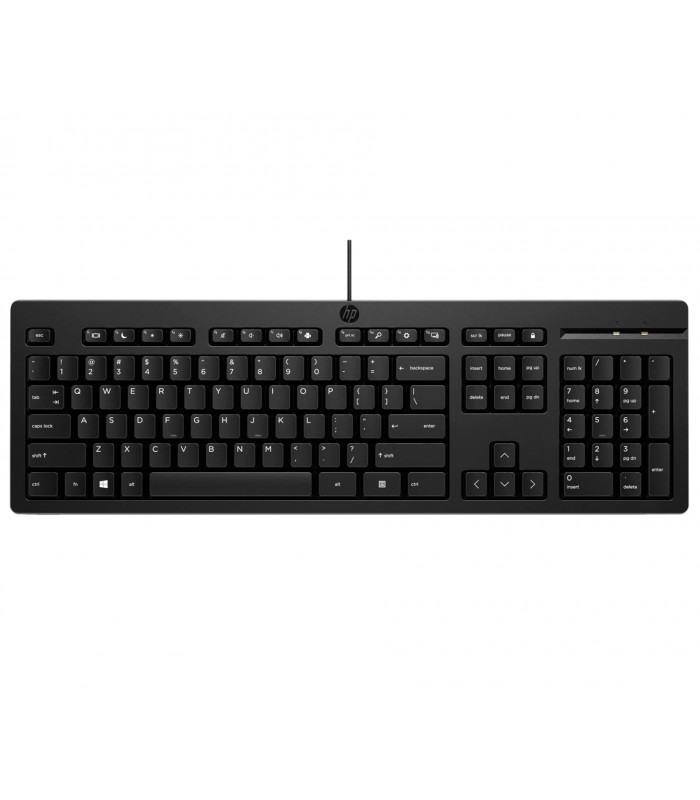 TECLADO HP 125-BK USB-A ALAMBRICO / NEGRO / PC US / M27527-001 / ORIG.