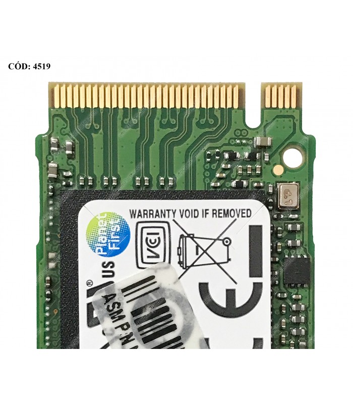 SSD SAMSUNG MZ-VLW2560 PM961 256GB NVMe PCIe GEN3 X4 M.2 2280 /OPAL/V-NAND TLC / TBW 150 / 2800-1100MB/s RW / 00UP436 (DS)