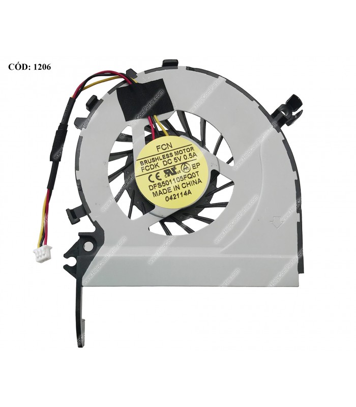 VENTI. TOSHIBA C40 C40-A C40D C40D-A C45-A C40T CL45-C SERIES 3PIN DFS501105FQ0T ORIG.