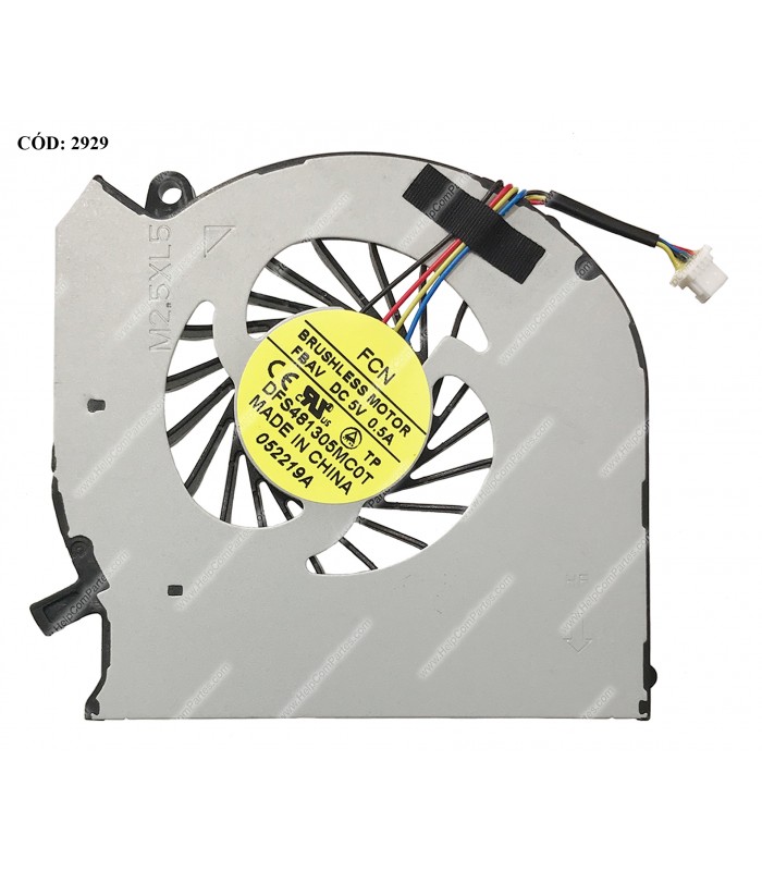 VENTI. HP PAV DV6 DV6-7000 DV6T-7000 DV7-7000 SERIES  682179-001 4PIN ORIG.