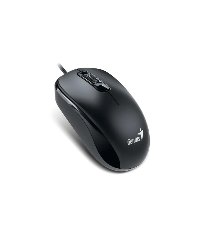 MOUSE GENIUS DX-110 G5 USB-A ALAMBRICO/NEGRO CALMA/OPTICO/3BOTONES/1200DPI/ 1.5M PC