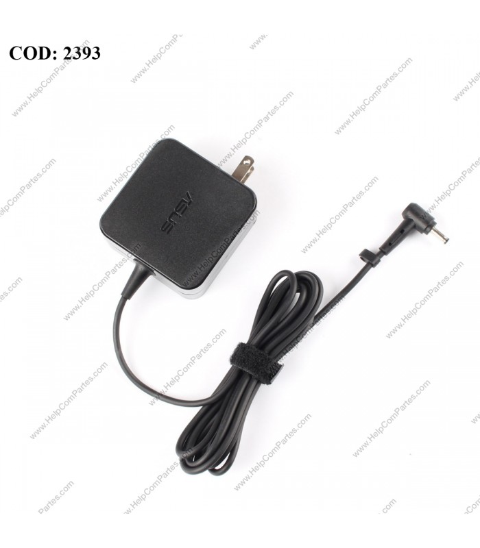 CARGADOR ASUS 19V---2.37A 45W PIN 4.0*1.35MM 100-240V~ US 50-60Hz 2PRONG TIPO A ORIG. (SN)