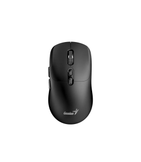 MOUSE GENIUS NX-8080S BT INALÁMBRICO NEGRO NOBLE/RF 2.4GHz+BT 5.3/OPTICO/USB-A/7BOTONES AI/1600DPI/10m/1XAA/SILEN/ERGO.