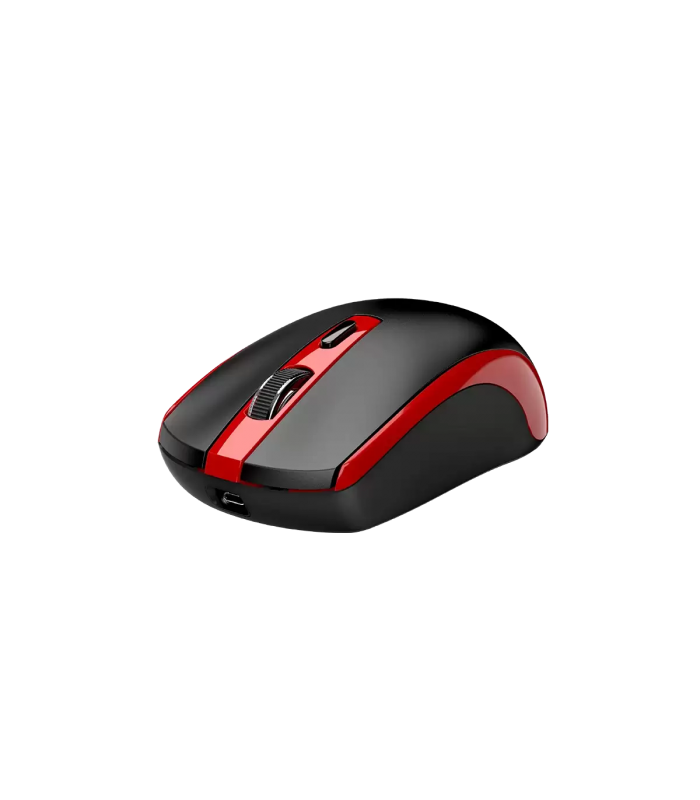 MOUSE GENIUS ECO-8150 INALÁMBRICO RED /RF 2.4GHz/OPTICO/USB-A/4BOTONES AI/1200DPI/10m/BATT USB-C