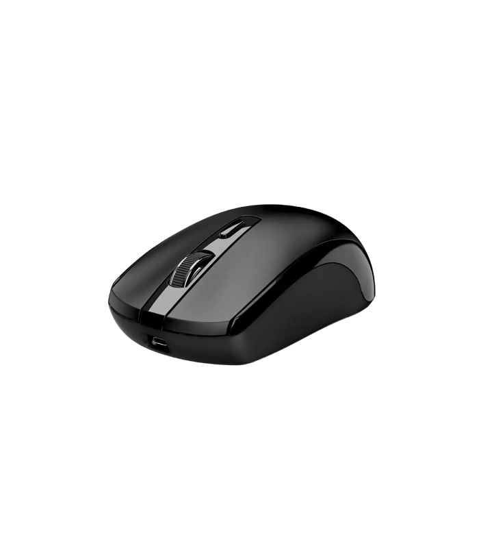 MOUSE GENIUS ECO-8150 INALÁMBRICO BLK /RF 2.4GHz/OPTICO/USB-A/4BOTONES AI/1200DPI/10m/BATT USB-C