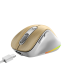MOUSE GENIUS ERGO 9000S PRO INALÁMBRICO MADERA /RF 2.4GHz+BT 5.3/OPTICO/USB-A/RGB 7C/6BOTONES/2400DPI/10m/BATT USB-C/SILEN/ERGO.