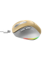 MOUSE GENIUS ERGO 9000S PRO INALÁMBRICO MADERA /RF 2.4GHz+BT 5.3/OPTICO/USB-A/RGB 7C/6BOTONES/2400DPI/10m/BATT USB-C/SILEN/ERGO.