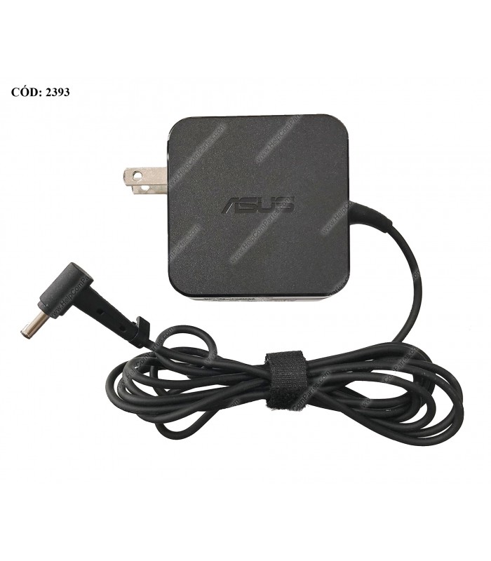 CARGADOR ASUS 19V---2.37A 45W PIN 4.0*1.35MM 100-240V~ US 50-60Hz 2PRONG TIPO A ORIG. (SN)