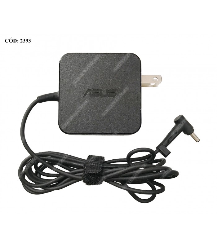 CARGADOR ASUS 19V---2.37A 45W PIN 4.0*1.35MM 100-240V~ US 50-60Hz 2PRONG TIPO A ORIG. (SN)
