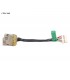 DC JACK POWER HP ENVY 15-U 15T-U000 X360 PAV 13-A 13-B X360 13Z-A000 SERIES 4.5MM 90W 7CM 8P 768012-001 ORIG.