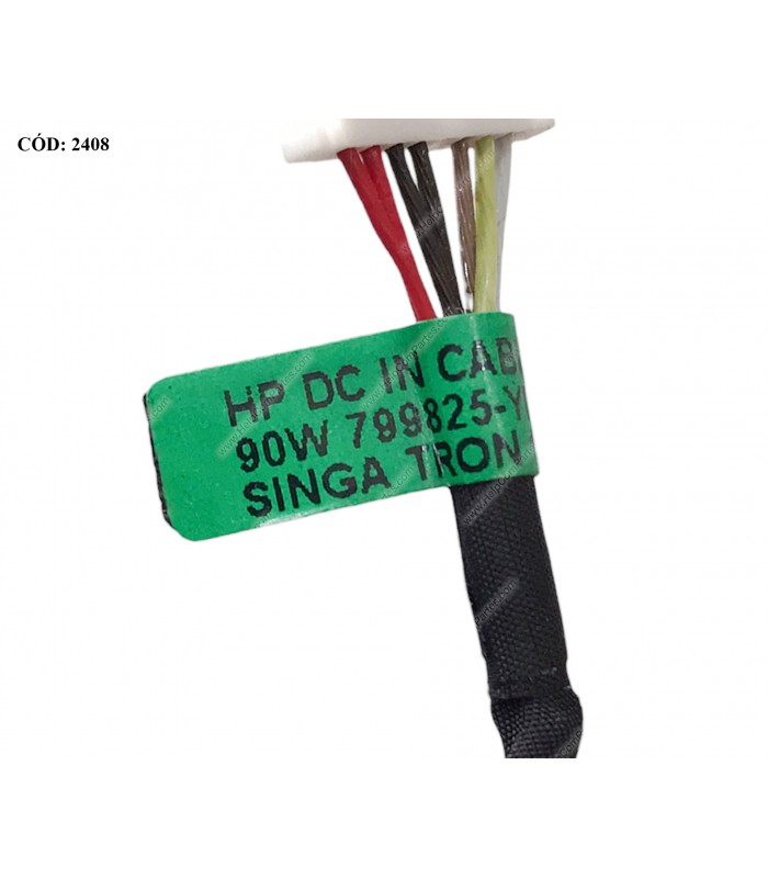 DC JACK POWER HP ENVY 15-U 15T-U000 X360 PAV 13-A 13-B X360 13Z-A000 SERIES 4.5MM 90W 7CM 8P 768012-001 ORIG.