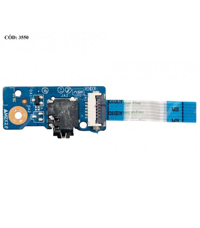 AUDIO BOARD W/CABLE HP 15-DWXXXX 15-GW 15T-DW 15Z-GW 15S-DU 15S-GU 15S-GY 15S-DW 250/255/256 G8 G9 SERIES L52028-001 ORIG.