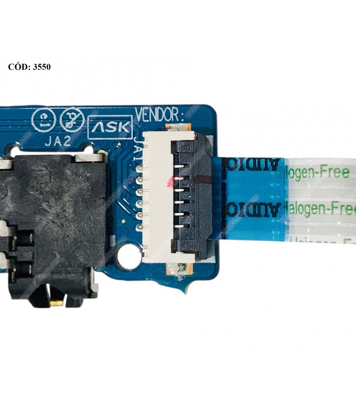 AUDIO BOARD W/CABLE HP 15-DWXXXX 15-GW 15T-DW 15Z-GW 15S-DU 15S-GU 15S-GY 15S-DW 250/255/256 G8 G9 SERIES L52028-001 ORIG.