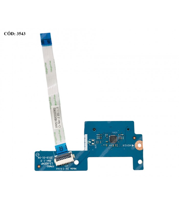 CARD READER BOARD W/CABLE HP 15-DWXXXX 15-GW 15T-DW 15Z-GW 15S-DU 15S-GU 15S-GY 15S-DW 250/255/256 G8 G9 SERIES L52030-001 ORIG.