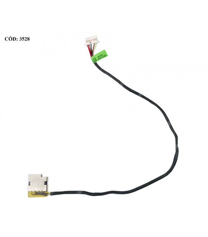 DC JACK POWER HP 15-DWXXXX 15-GW 15T-DW 15Z-GW 15S-DU 15S-GU 15S-GY 250/255/256 G8 G9 SERIES 4.5MM 90W 8P 26.CM L51995-001 ORIG.