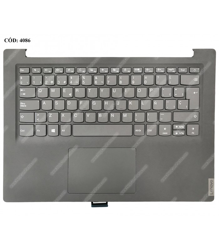 LENOVO ASSY W/KB W/PLMRST W/TP /V14-IIL S145-14API V14-ADA S145-14IGM S145-14IKB S145-14IWL SERIES GRIS-TEXT 5CB0W44153 SP ORIG