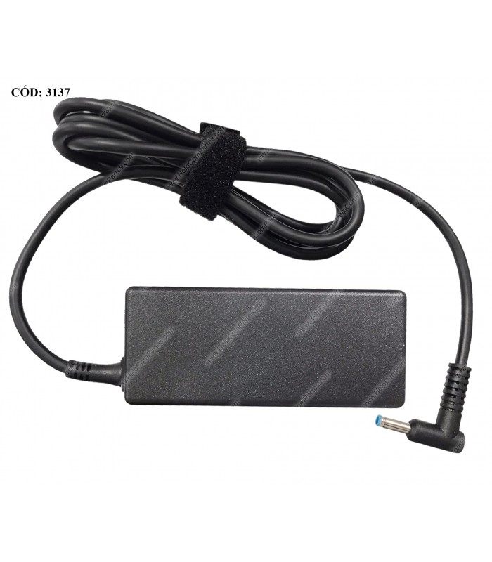 CARGADOR HP 19.5V---2.31A 45W PIN 4.5*3.0 100-240V~ 50-60Hz US 3PRONG PUNTA AZUL SIN CABLE DE PODER L25296-002 ORIG..