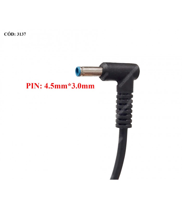CARGADOR HP 19.5V---2.31A 45W PIN 4.5*3.0 100-240V~ 50-60Hz US 3PRONG PUNTA AZUL SIN CABLE DE PODER L25296-002 ORIG..