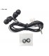 AURICULARES HP 100 ALAMBRICO JACK 3.5mm X1 STEREO NEGRO (MOBIL) 1.24M 1KF54A6 924781-001 ORIG.