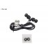 AURICULARES HP 100 ALAMBRICO JACK 3.5mm X1 STEREO NEGRO (MOBIL) 1.24M 1KF54A6 924781-001 ORIG.