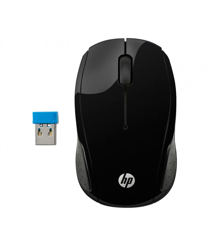 MOUSE HP 200 INALAMBRICO 2.4GHz/ NEGRO /USB-A /1600DPI/MOUSE BATT 10 MESES / 903293-002 ORIG.